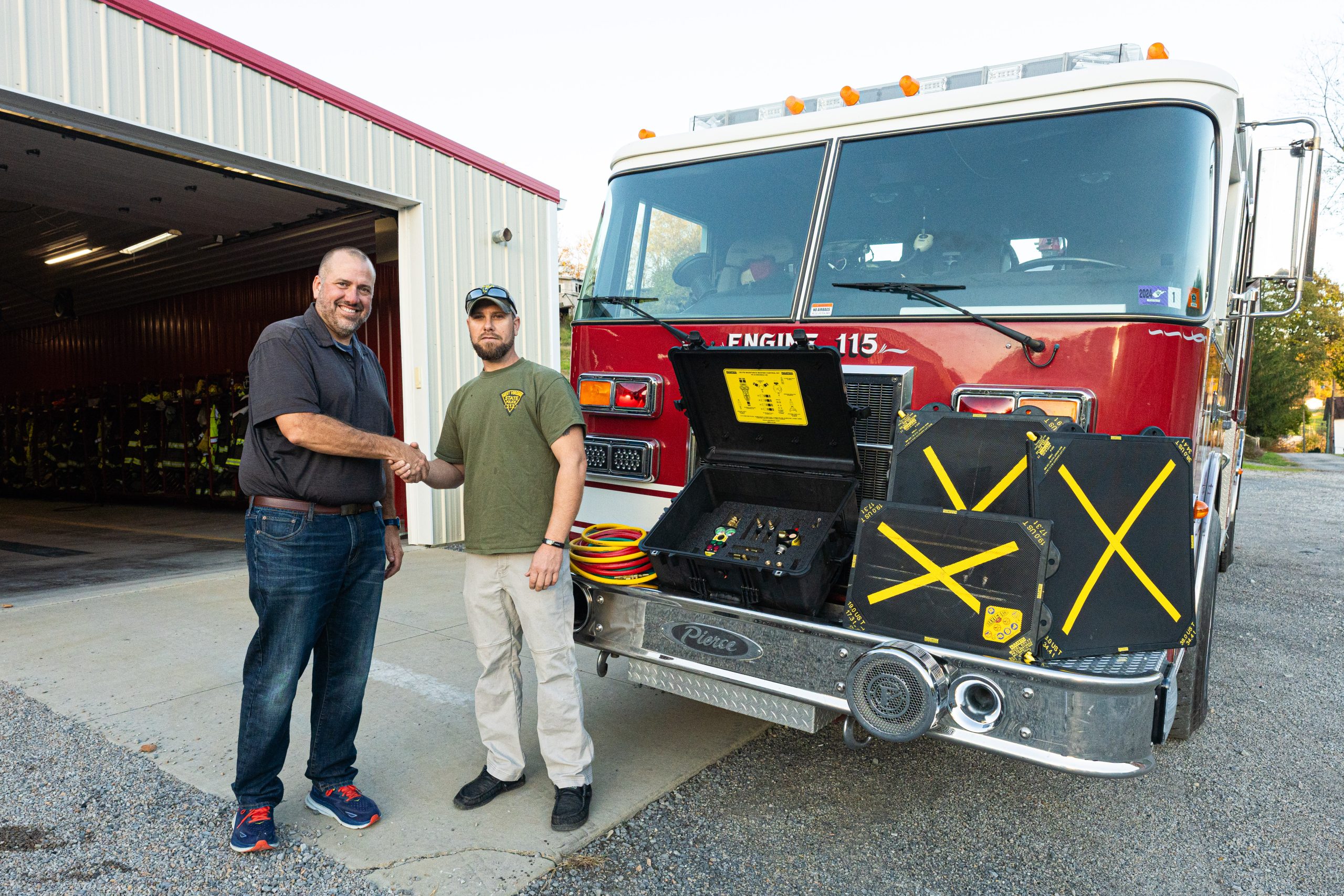 Donation helps Blacksville VFD purchase heavy lifting equipment
